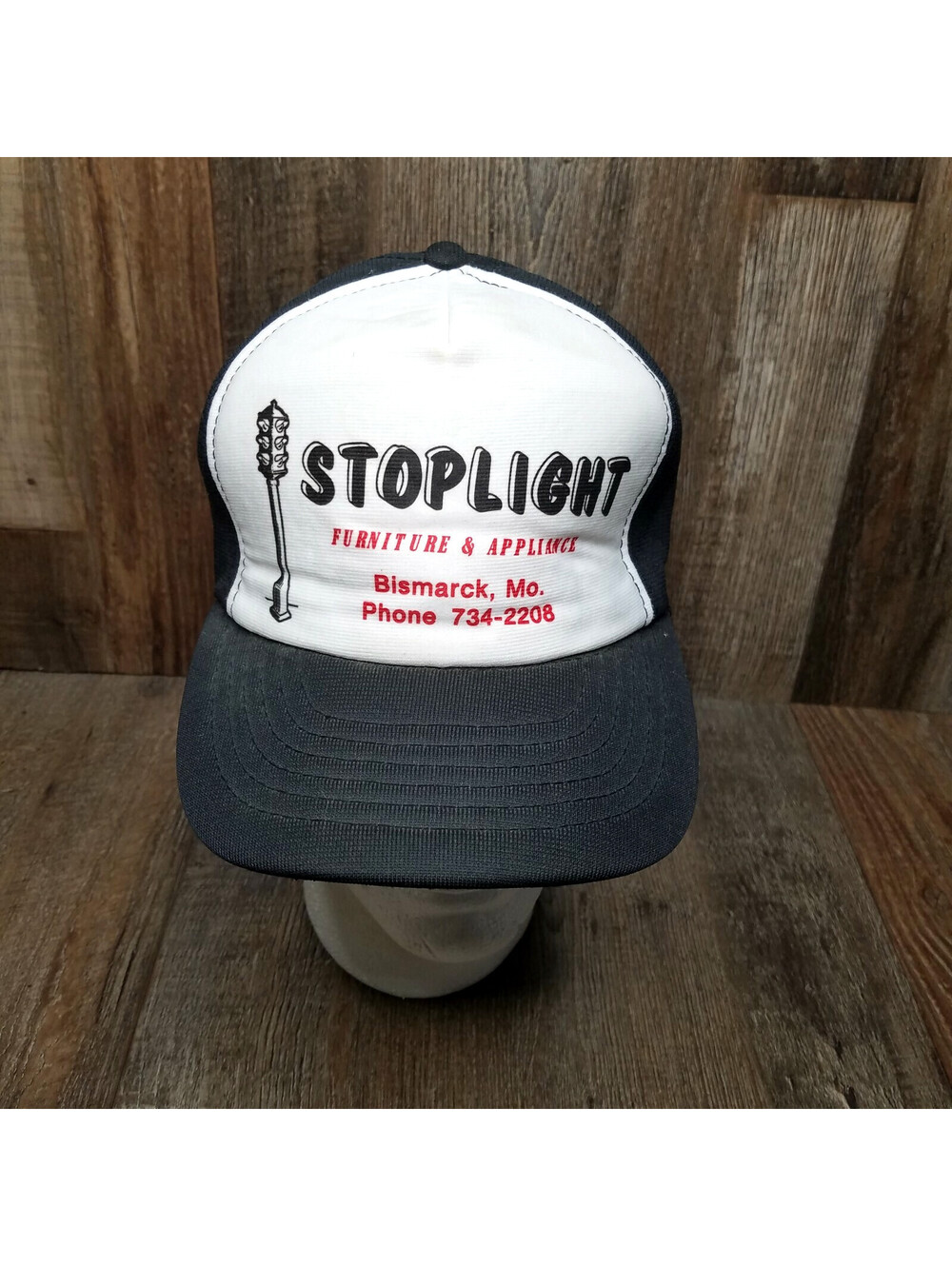 Stoplight Furniture & Appliance Bismarck MO Black Adjustable Cap Hat